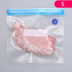 1pc Food Vacuum Compression Bag; Thickened Food Evacuation Storage Bag; Refrigerator Refrigerated Deli Storage Bag; Compression Vacuum Packaging (size: Small size (22*21cm))
